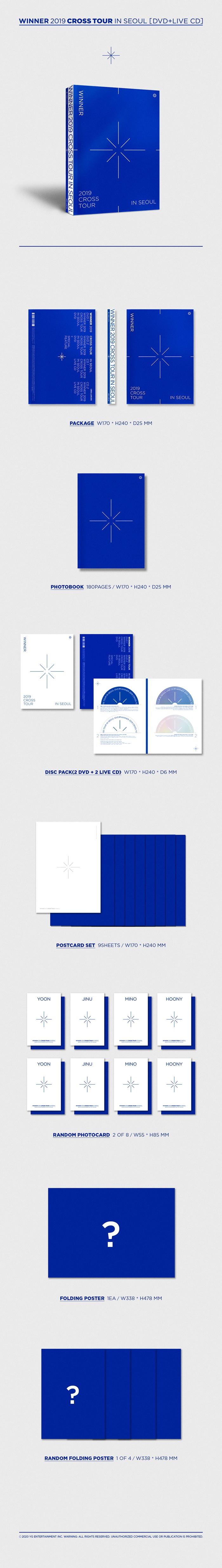 WINNER - 2019 CROSS TOUR IN SEOUL [DVD+LIVE CD]