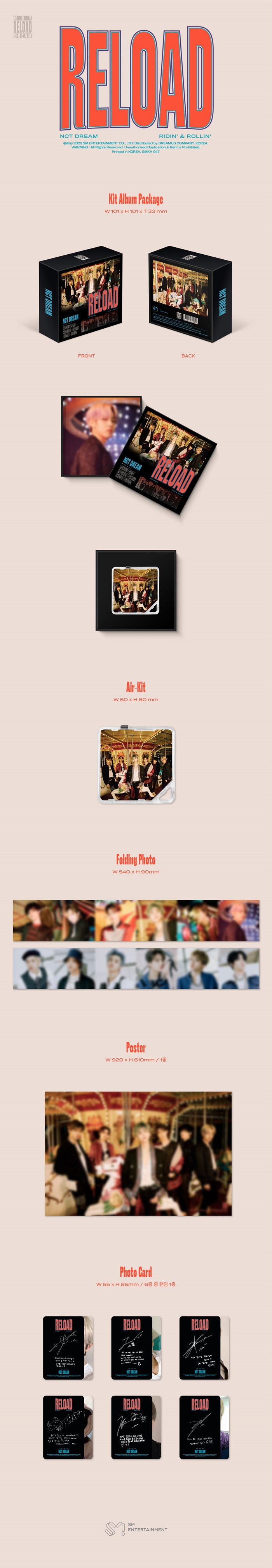NCT DREAM - [Reload] Kit Album