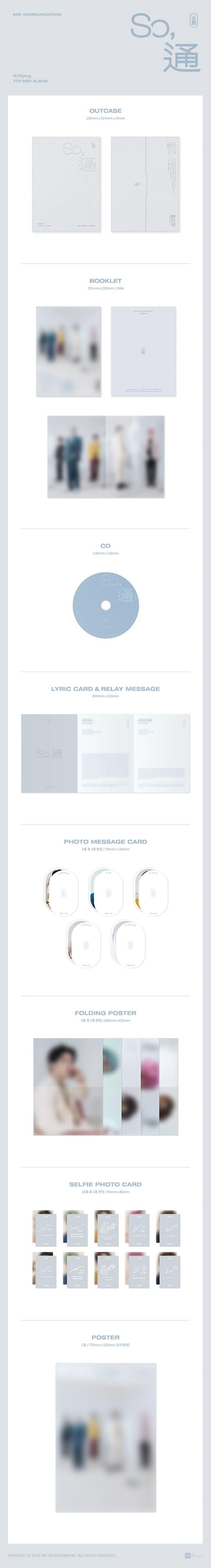 N.Flying - 7th Mini [So, 通 (소통)] Random ver.