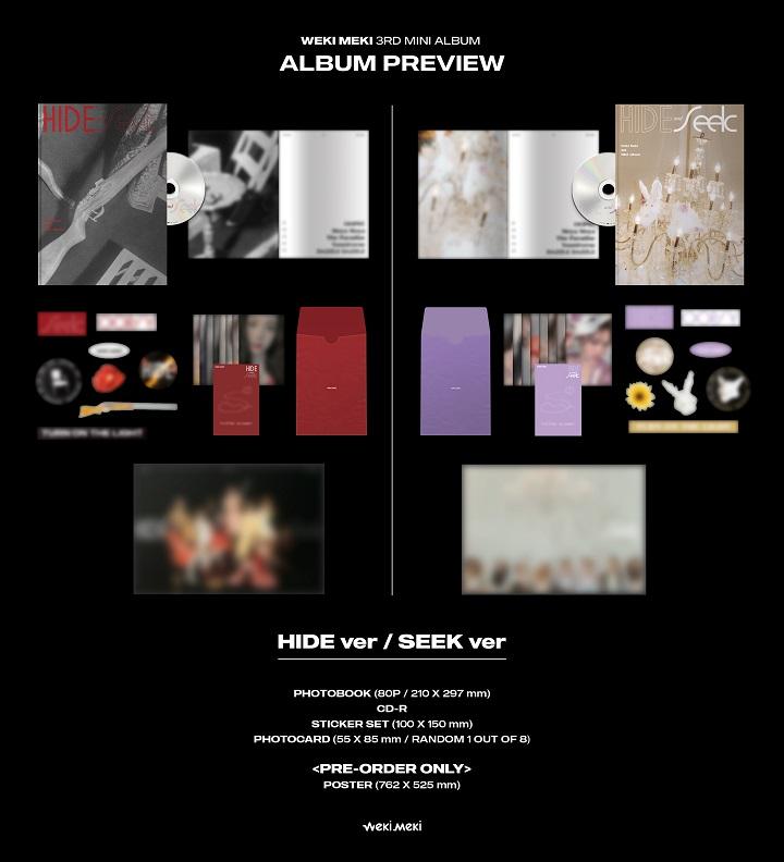 Weki Meki - Mini Album Vol.3 [HIDE and SEEK] (Random version)