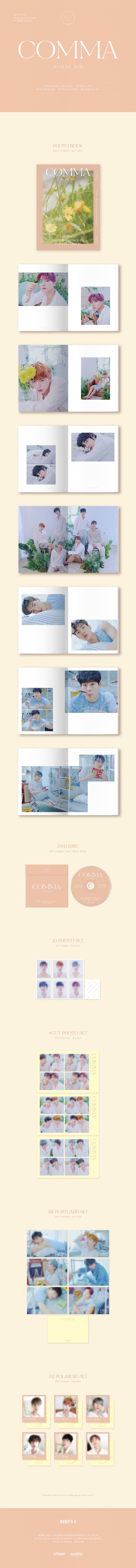 MONSTA X - 2020 PHOTO BOOK [COMMA]