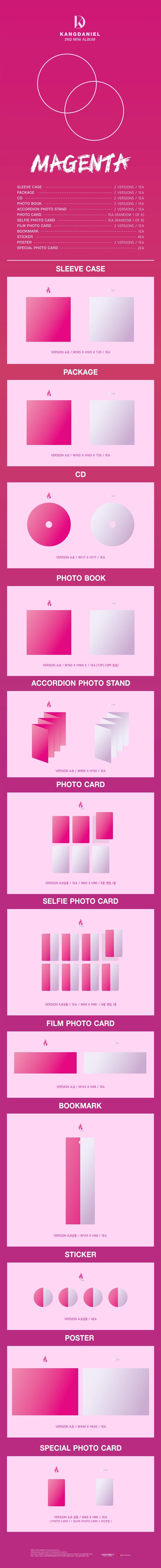 Kang Daniel - 2nd Mini [MAGENTA]