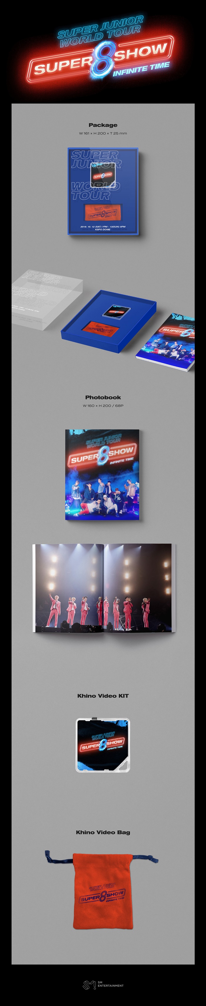 SUPER JUNIOR WORLD TOUR [SUPER SHOW 8 : INFINITE TIME] Kit Video