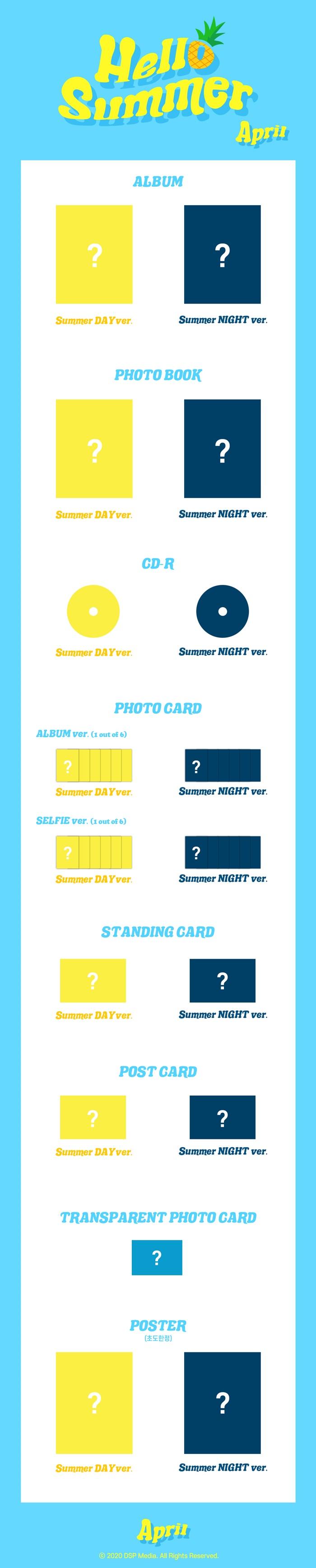 APRIL - Summer Special Album [Hello Summer] (Summer DAY Ver.)