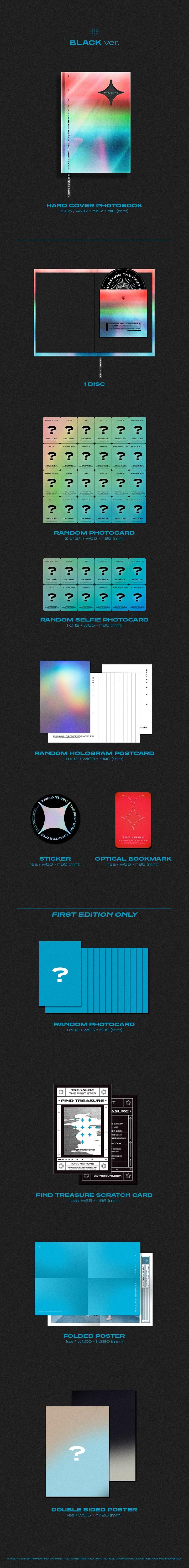 TREASURE - 1st Single Album[THE FIST STEP : CHAPTER ONE] (Random ver.)