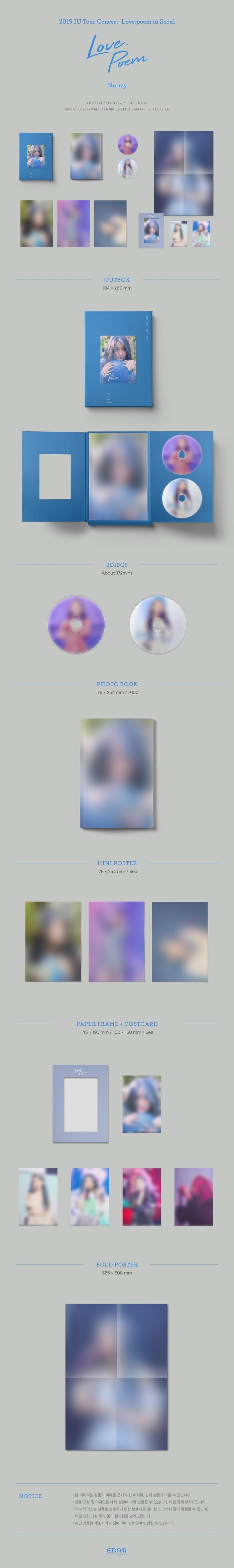 IU - 2019 IU TOUR CONCERT [LOVE, POEM] IN SEOUL BLU-RAY