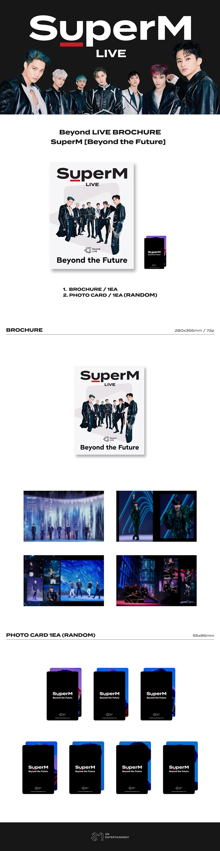 SuperM - Beyond LIVE BROCHURE SuperM [Beyond the Future] (Photobook)