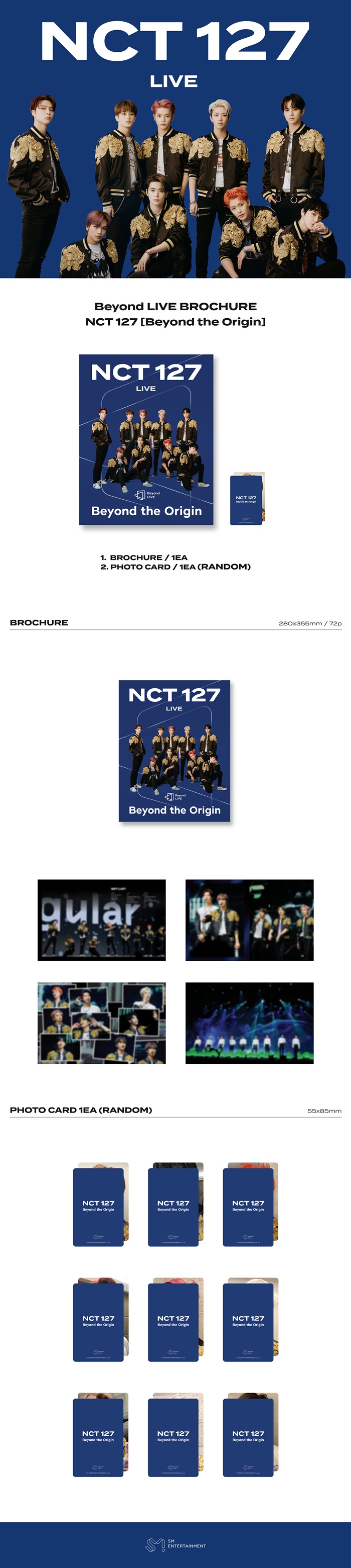 NCT 127 - Beyond LIVE BROCHURE NCT 127 [Beyond the Origin] (Photobook)