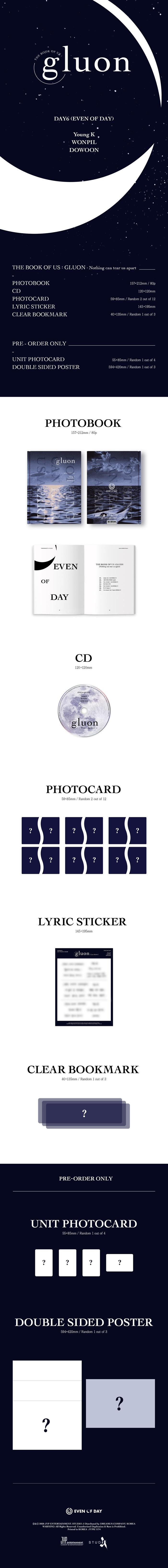 DAY6 (EVEN OF DAY) - 1st Mini [THE BOOK OF US : GLUON - NOTHING CAN TEAR US APART]