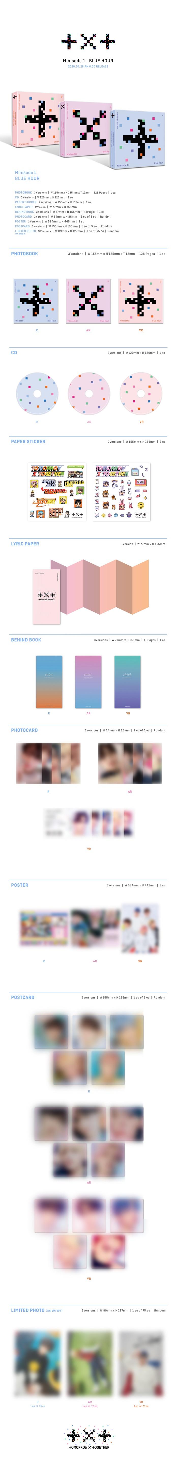 TOMORROW X TOGETHER (TXT) - 3rd Mini Album [minisode1 : Blue Hour] (Random ver.)