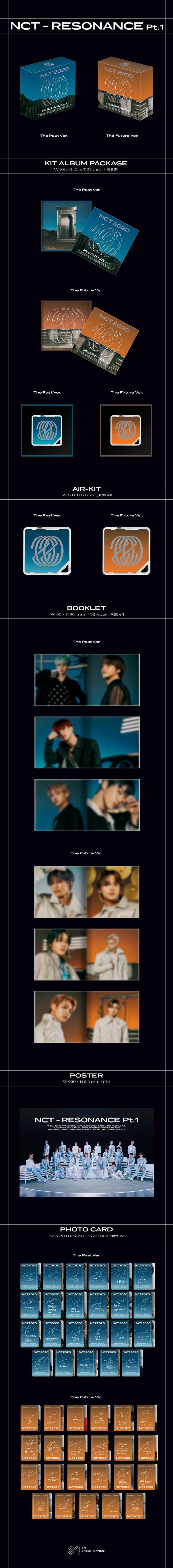 NCT - 2nd Mini [RESONANCE Pt.1] (Random Ver.) Kit Album