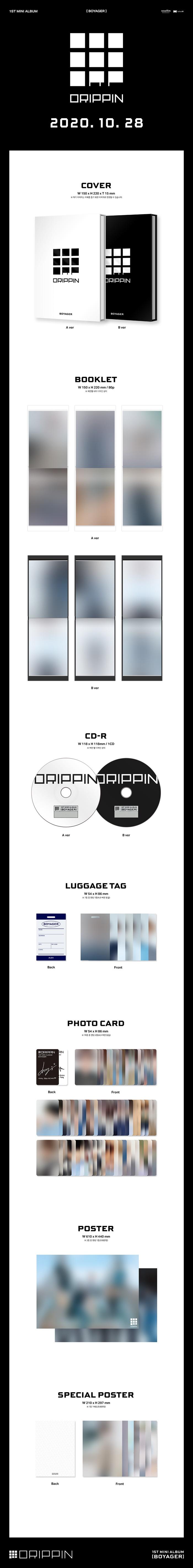 DRIPPIN - 1st Mini [Boyager] (Random ver.)