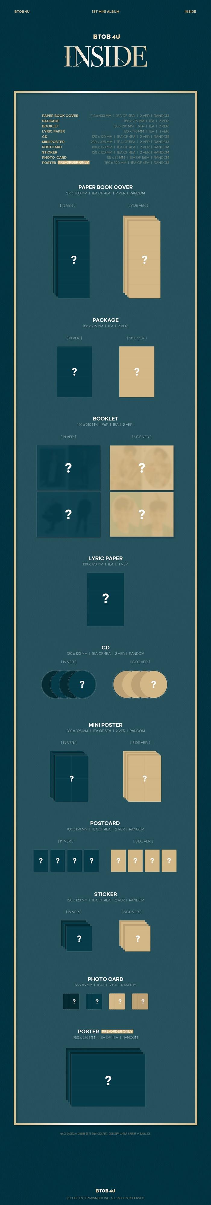 BTOB 4U - Mini Album [INSIDE] (IN Ver.)