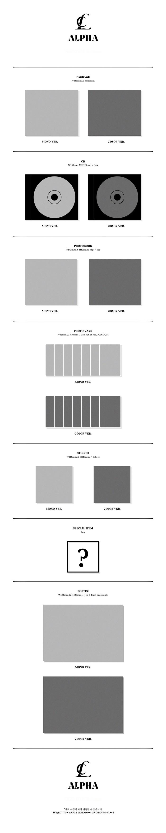 CL - [ALPHA] (A:Color / B:Mono ver.)