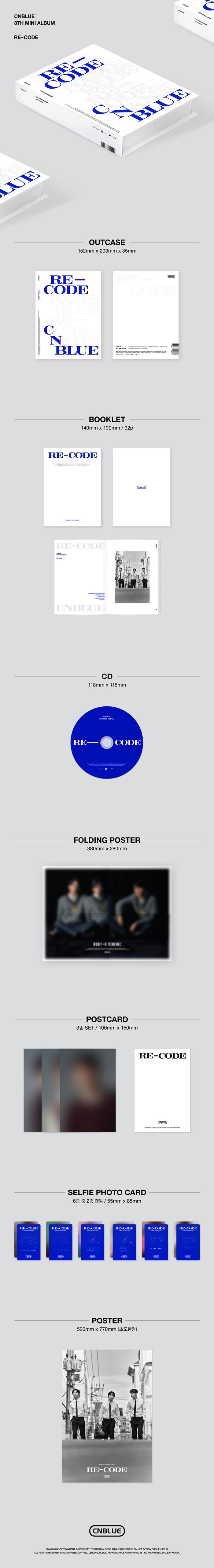 CNBLUE - Vol.8 Mini [RE-CODE] (Standard Ver.)