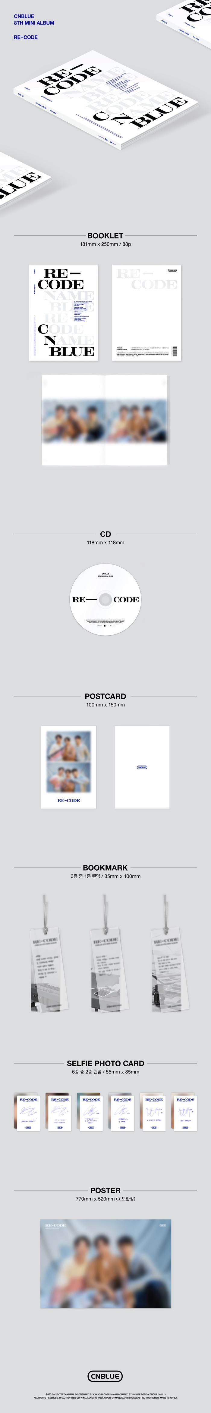CNBLUE - Vol.8 Mini [RE-CODE] (Special Ver.)