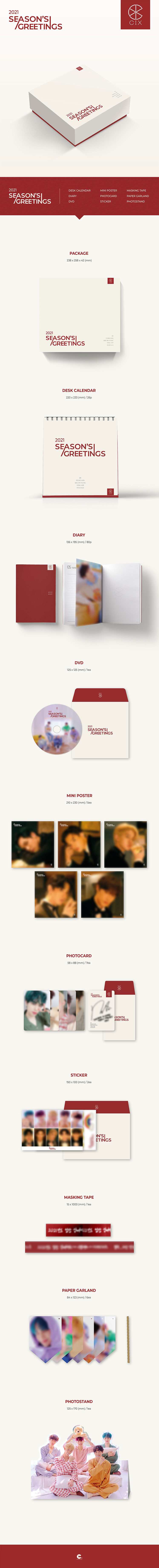 CIX 2021 SEASON'S GREETINGS