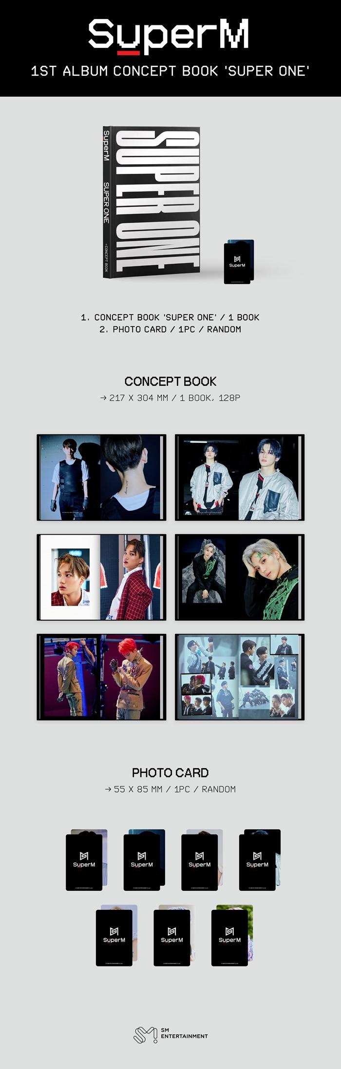 SuperM - 1st Album Concept Book [Super One]