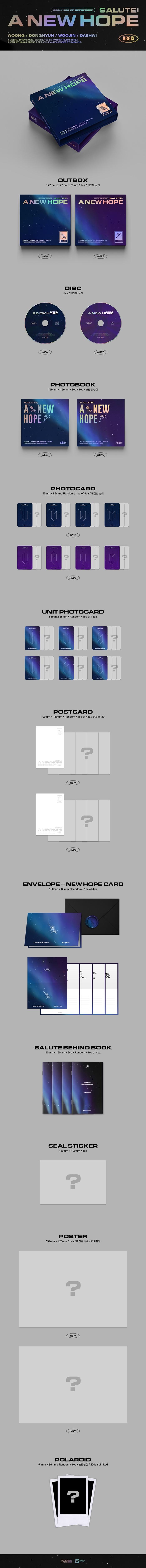 AB6IX - 3RD EP REPACKAGE [SALUTE : A NEW HOPE] (Random ver.)