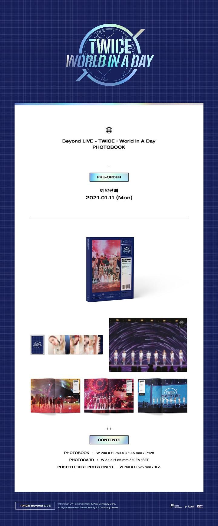 TWICE - Beyond LIVE TWICE : World in A Day PHOTOBOOK