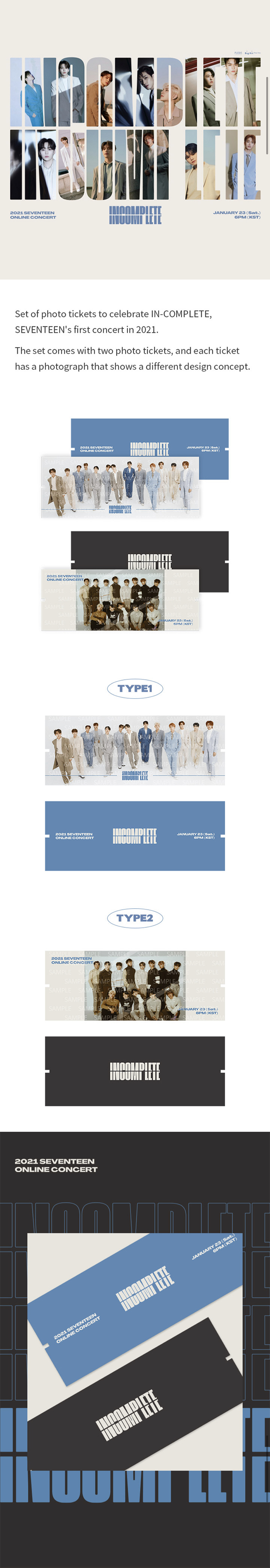SEVENTEEN - Photo Ticket Set