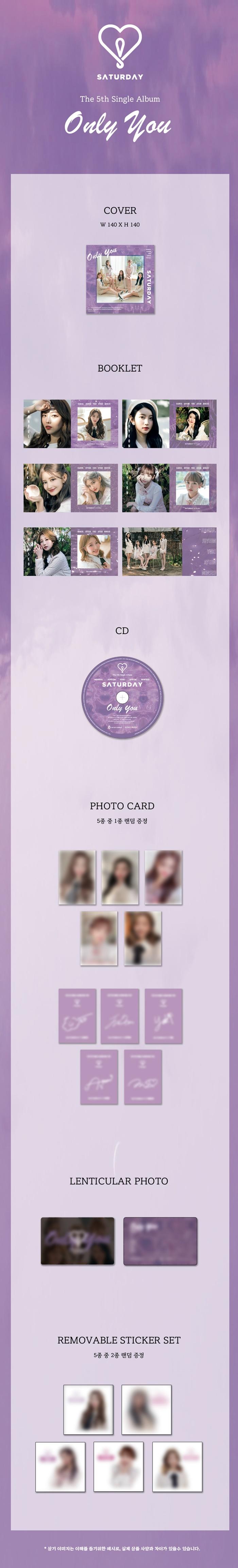 SATURDAY - 5th Single [Only You]