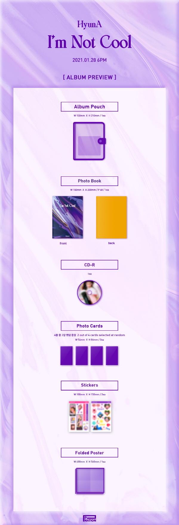 HYUNA - 7th Mini [ I’M NOT COOL]