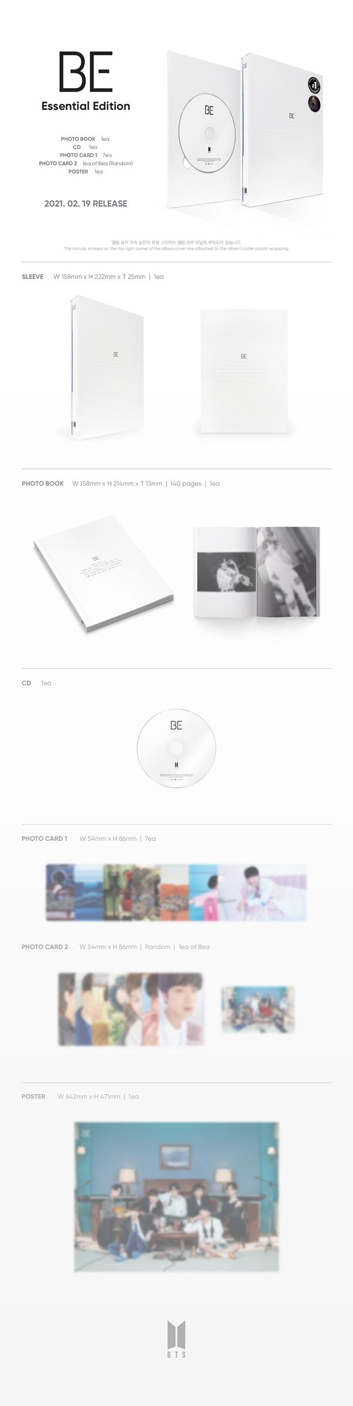BTS - 7th Mini Album [BE (Essential Edition)]