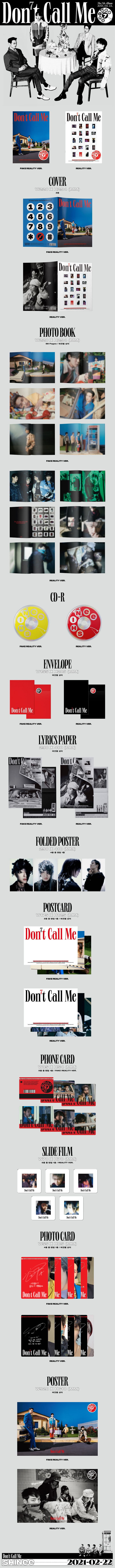 SHINEE - Vol. 7 [DON’T CALL ME] (PHOTOBOOK VER.) Random
