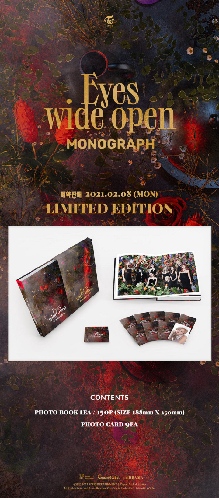 [Photobook] TWICE - TWICE MONOGRAPH [Eyes Wide Open] (Limited Edition)