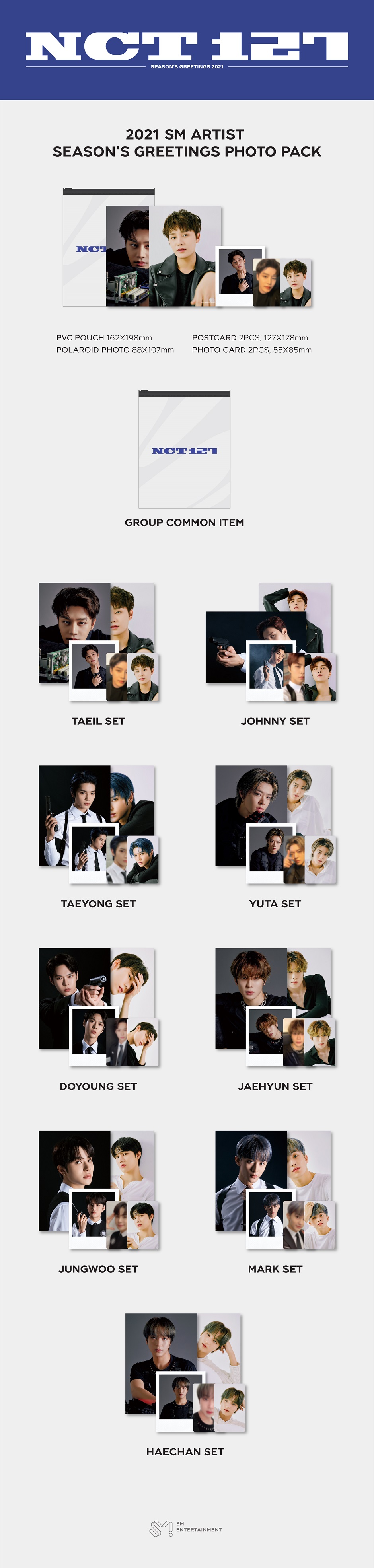NCT 127 - 2021 SEASONS GREETINGS PHOTO PACK