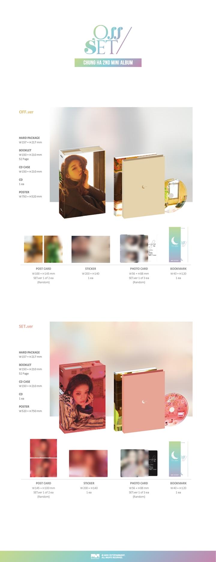 CHUNG HA - 2nd Mini [OFF/SET] (Random Ver.)
