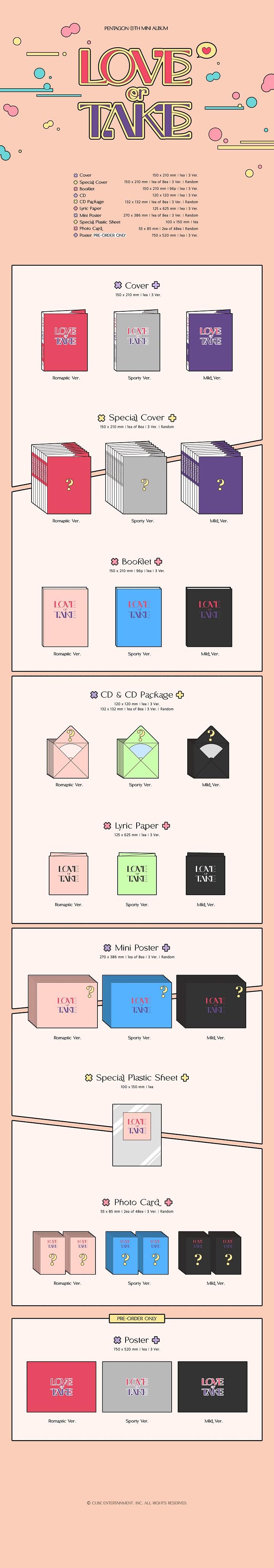 PENTAGON - 11th Mini [LOVE or TAKE] (Mild Ver.)