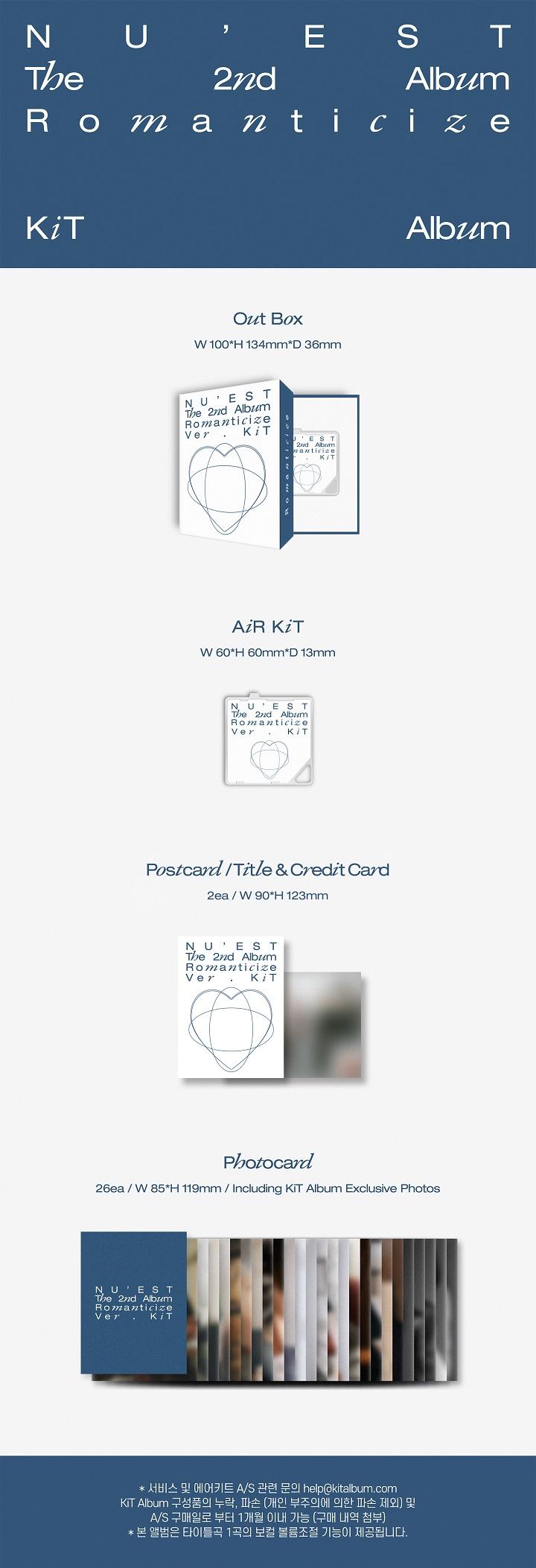 NU'EST - Vol.2 [Romanticize] KiT Album