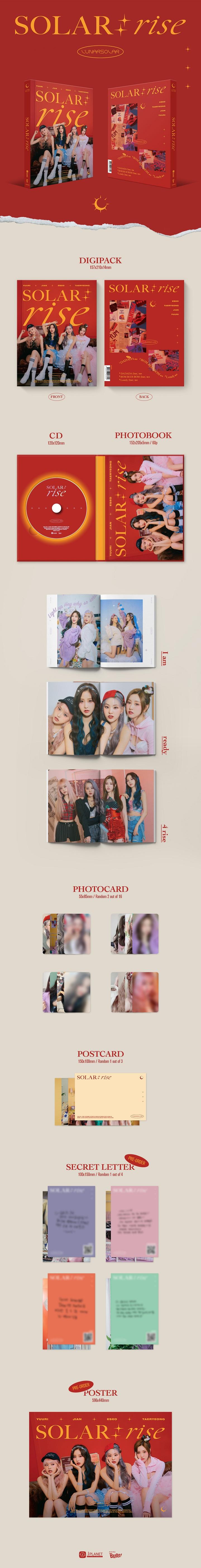 LUNARSOLAR - 2nd Single [SOLAR : RISE]