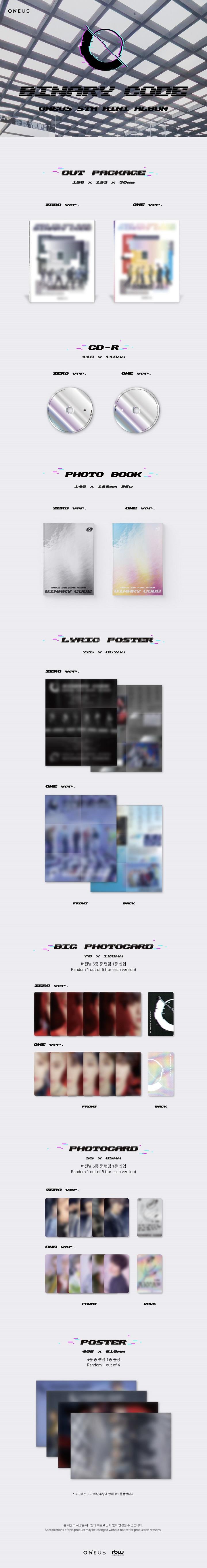 ONEUS - 5th Mini [BINARY CODE] (ONE Ver.)