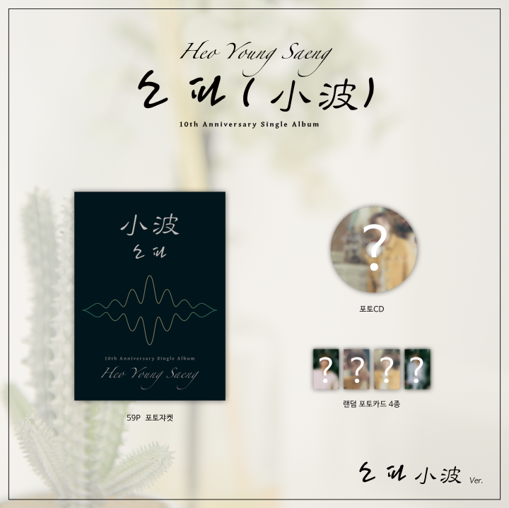 Heo Young Saeng - 10th Anniversary Single Album [소파 (小波)] 소파 (小波) Ver.
