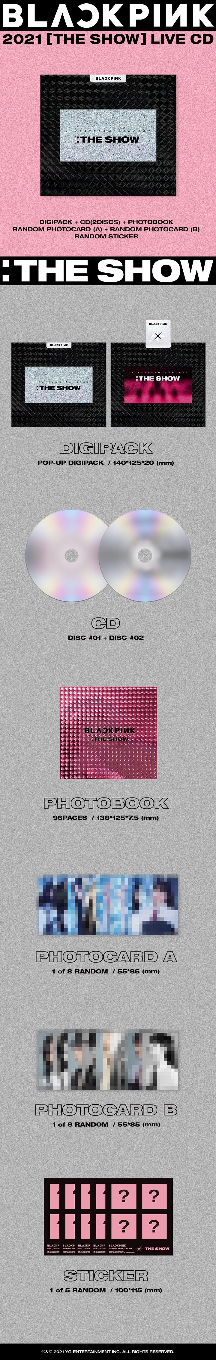 BLACKPINK - BLACKPINK 2021 [THE SHOW] LIVE CD