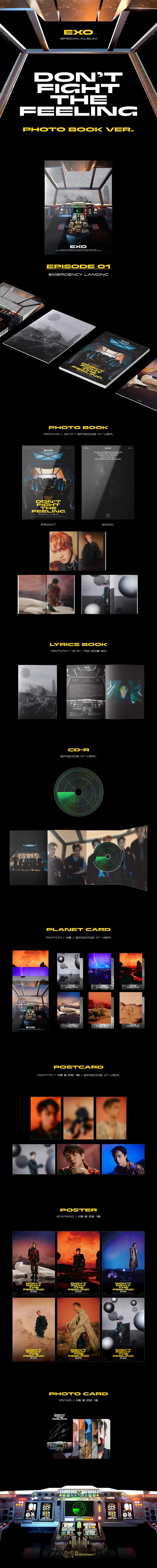 EXO - Special Album [DON’T FIGHT THE FEELING] Photo Book Ver.1