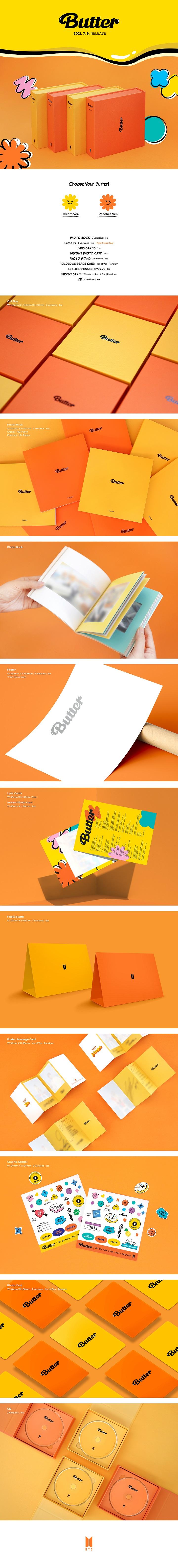 BTS - Album [Butter] Random Ver.