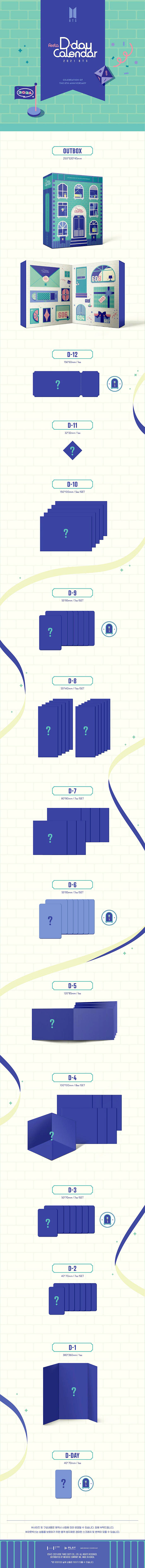 BTS FESTA D-DAY CALENDAR : CELEBRATION OF THE 8TH ANNIVERSARY
