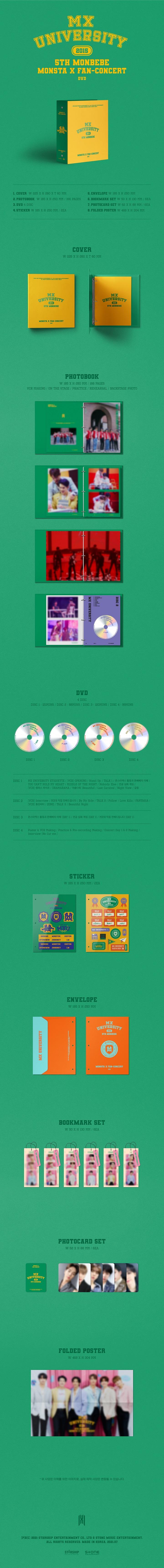 MONSTA X - MONSTA X 2021 FAN-CONCERT [MX UNIVERSITY] DVD
