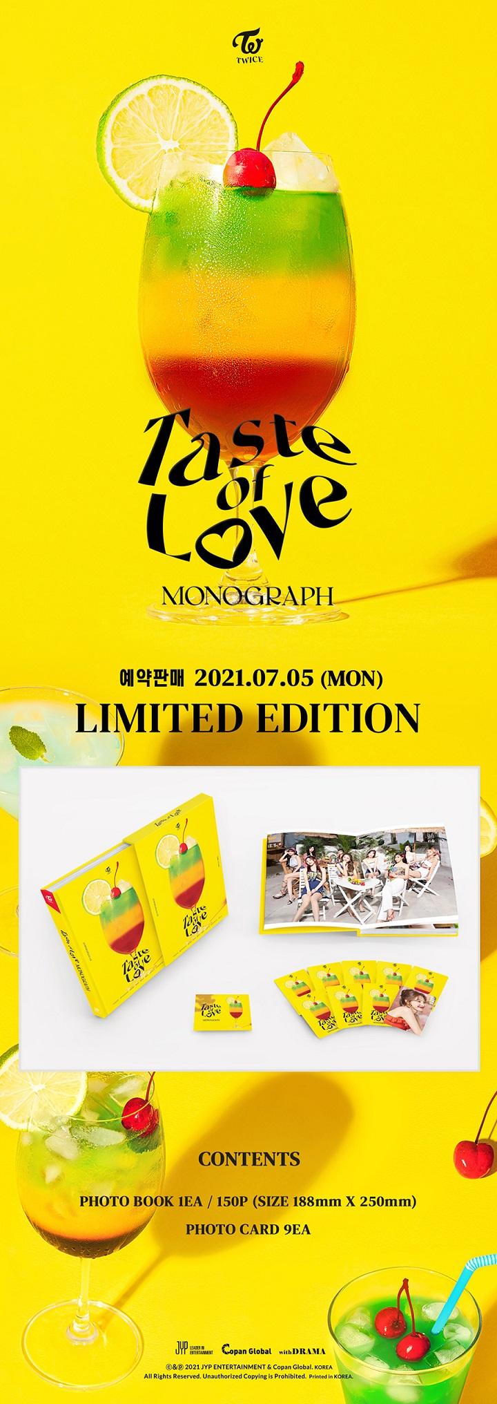 TWICE - TWICE PHOTOBOOK LIMITED EDITION [MONOGRAPH Taste of Love]