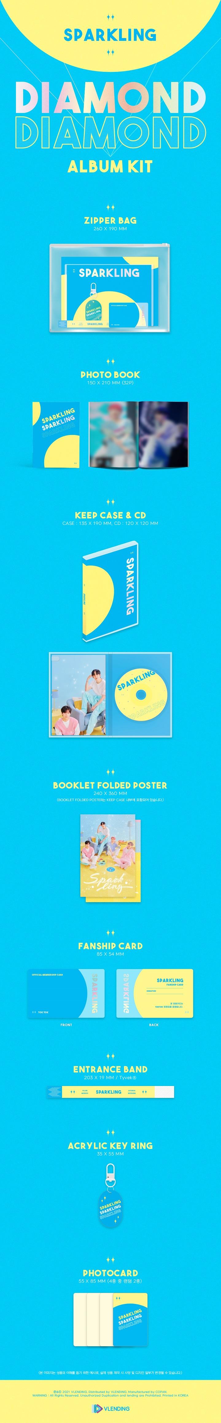 SPARKLING - ALBUM KIT [DIAMOND] KBS Drama - Imitation O.S.T