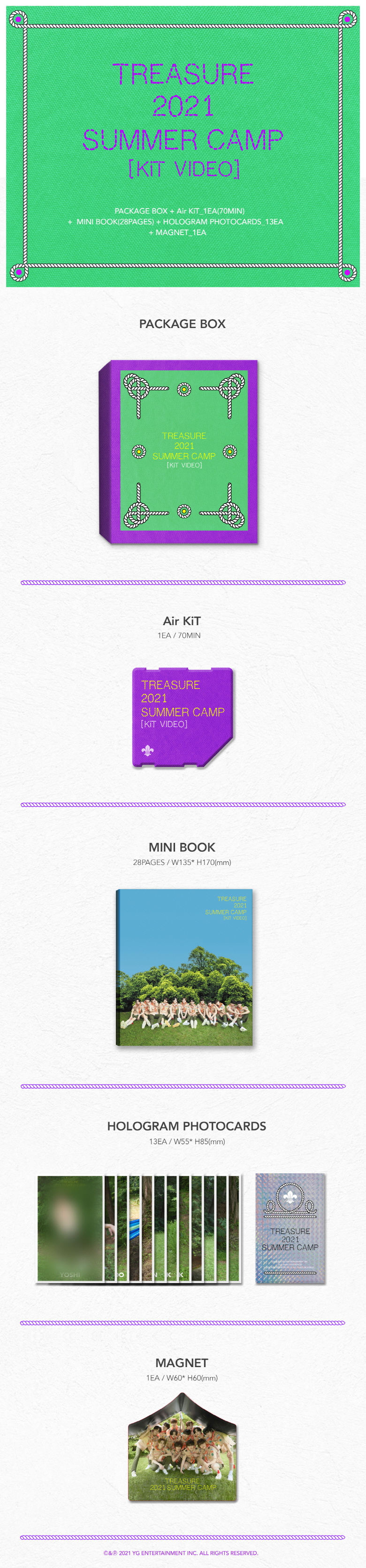 TREASURE - TREASURE 2021 SUMMER CAMP [KiT VIDEO]