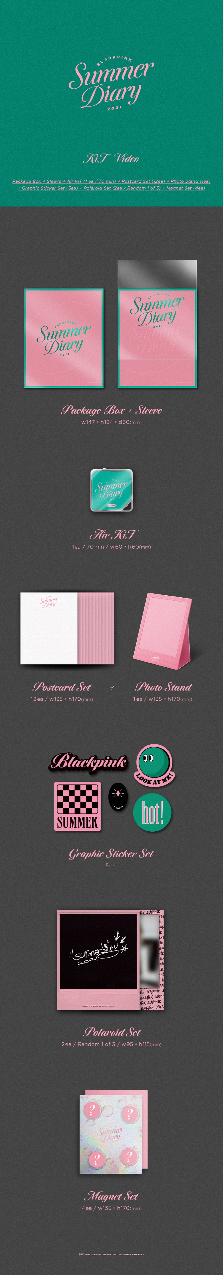 BLACKPINK 2021 SUMMER DIARY [KiT VIDEO]