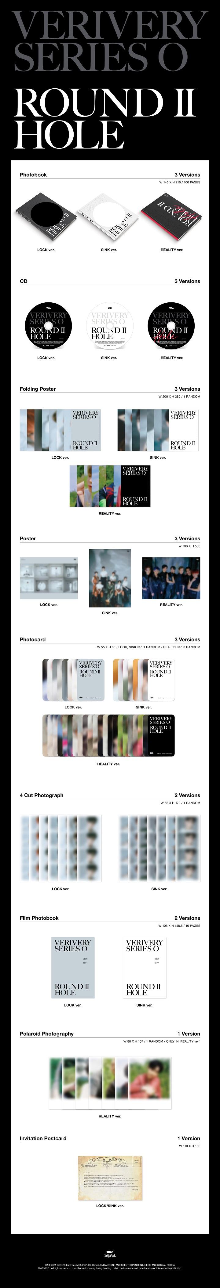 VERIVERY - 6th Mini [SERIES 'O' [ROUND 2 : HOLE]] Random ver.