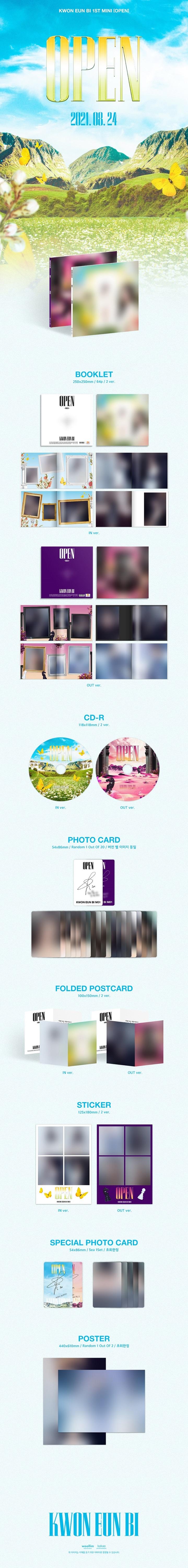 KWON EUN BI - Mini Album [OPEN] Random Ver.