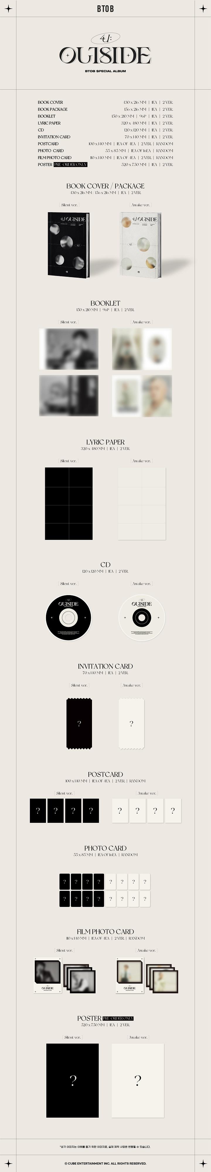 BTOB - Special Album [4U : OUTSIDE] Awake Ver.