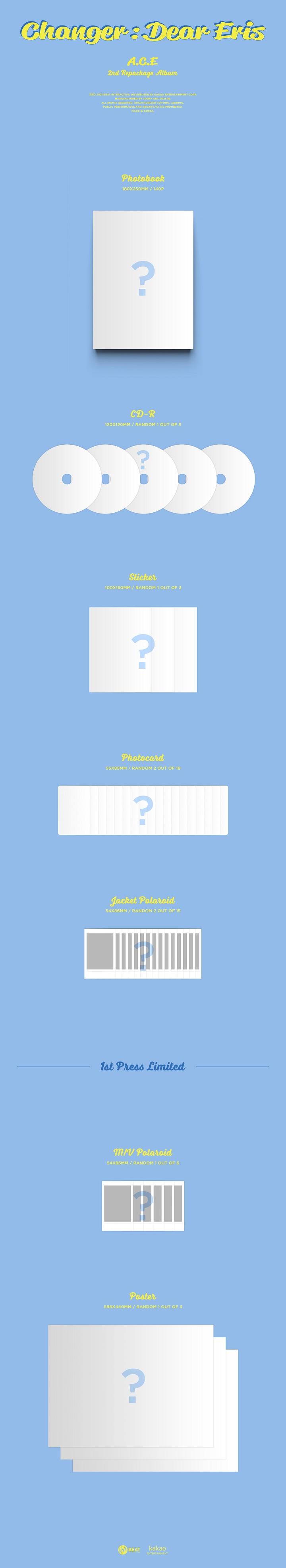 A.C.E - Vol.2 Repackage / Changer Dear Eris